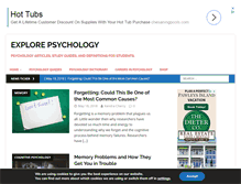 Tablet Screenshot of explorepsychology.com